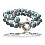 Bracelet Elégance perles de nacre noires