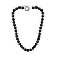 Collier perles de nacre noire naturelle