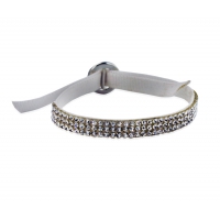 Bracelet star strass blanc