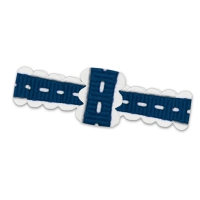 Barrette bleu à croquets