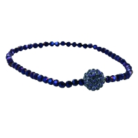 Bracelet gala cristal bleu