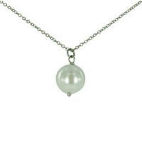Collier irrésistible perle nacre blanche