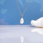 Collier élégance goutte de véritable perle de culture